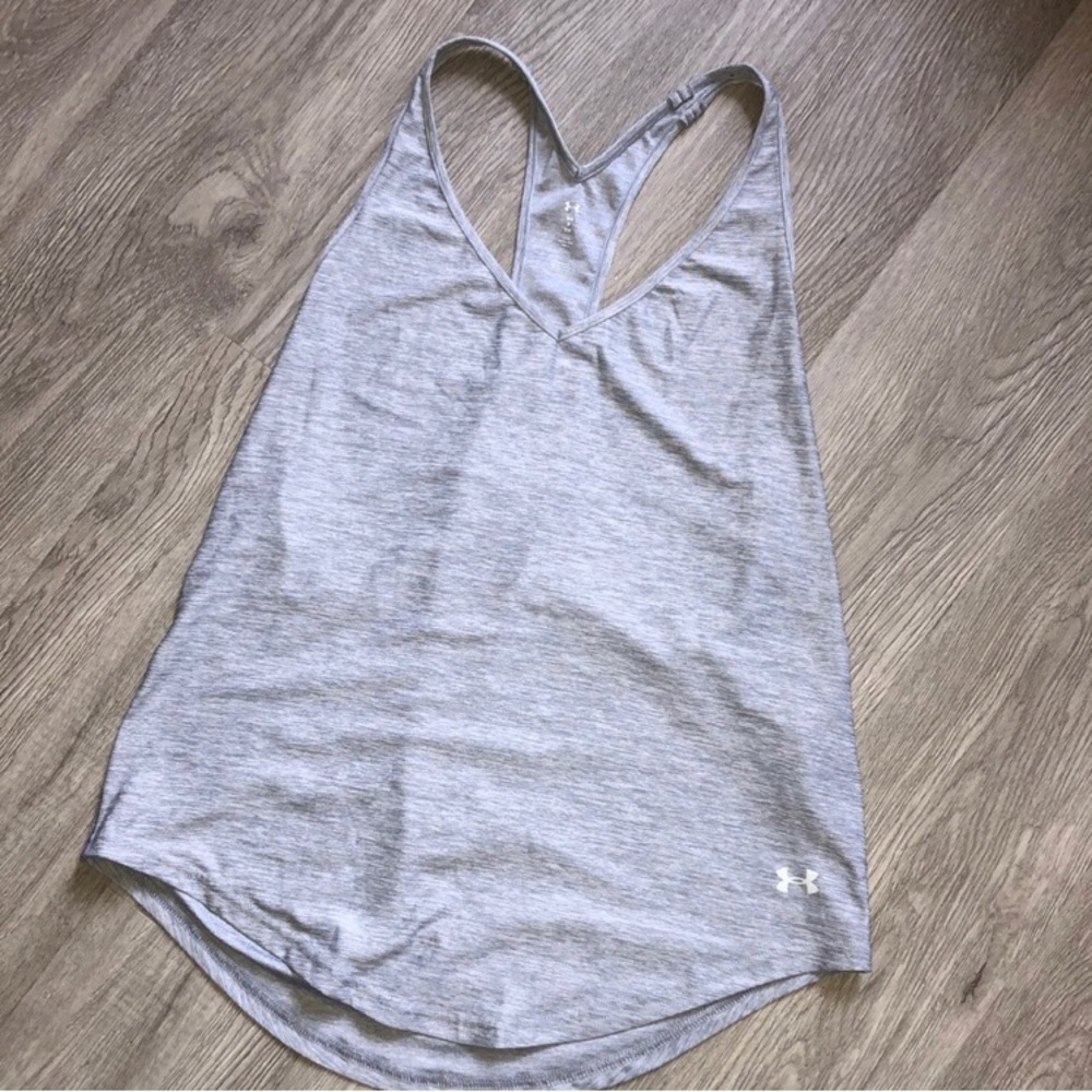 Under Armour gray racerback tank top